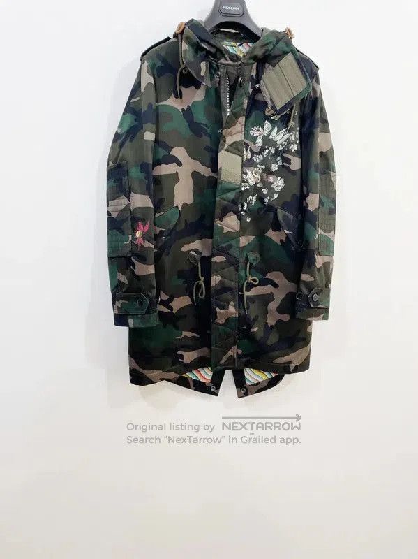 Valentino Valentino Military Green Long Coat for Men . Size US M / EU 48-50 / 2 - 3 Thumbnail