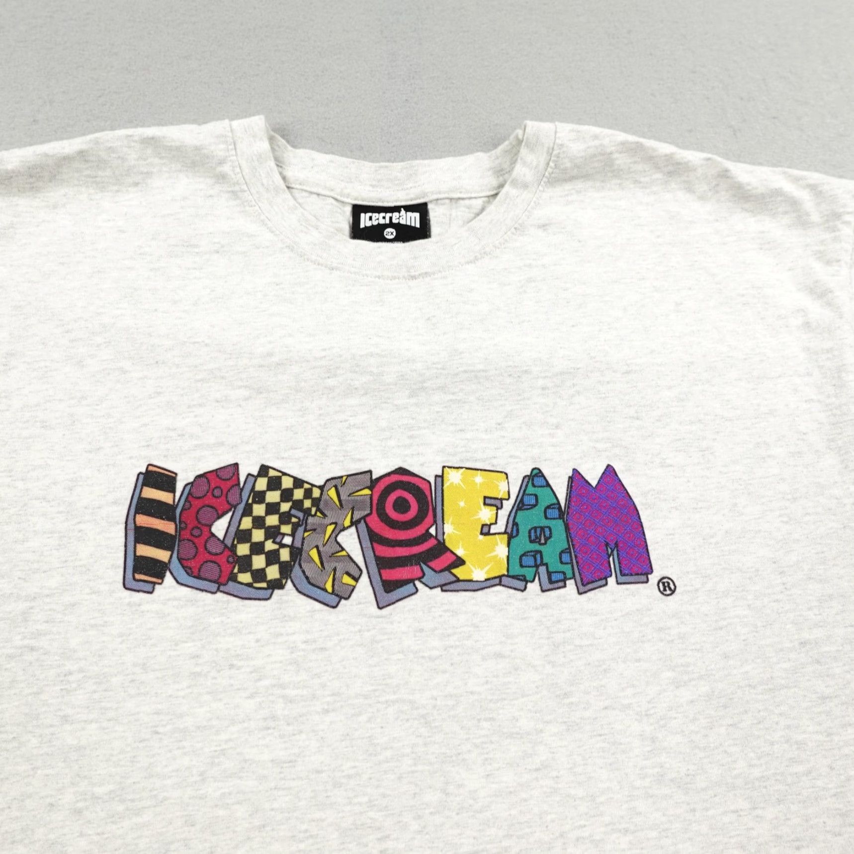 Vintage VINTAGE Icecream T-Shirt Mens 2XL Gray Crew Neck Short Sleeve Graphic Print Hip Hop Skateboard BBC Pharrell Williams Shirt Mens 2XL Size US XXL / EU 58 / 5 - 2 Thumbnail