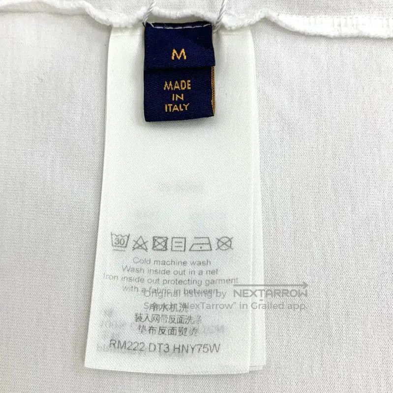 Louis Vuitton Louis Vuitton White Graphic Cotton T. Size M / US 6-8 / IT 42-44 - 6 Thumbnail