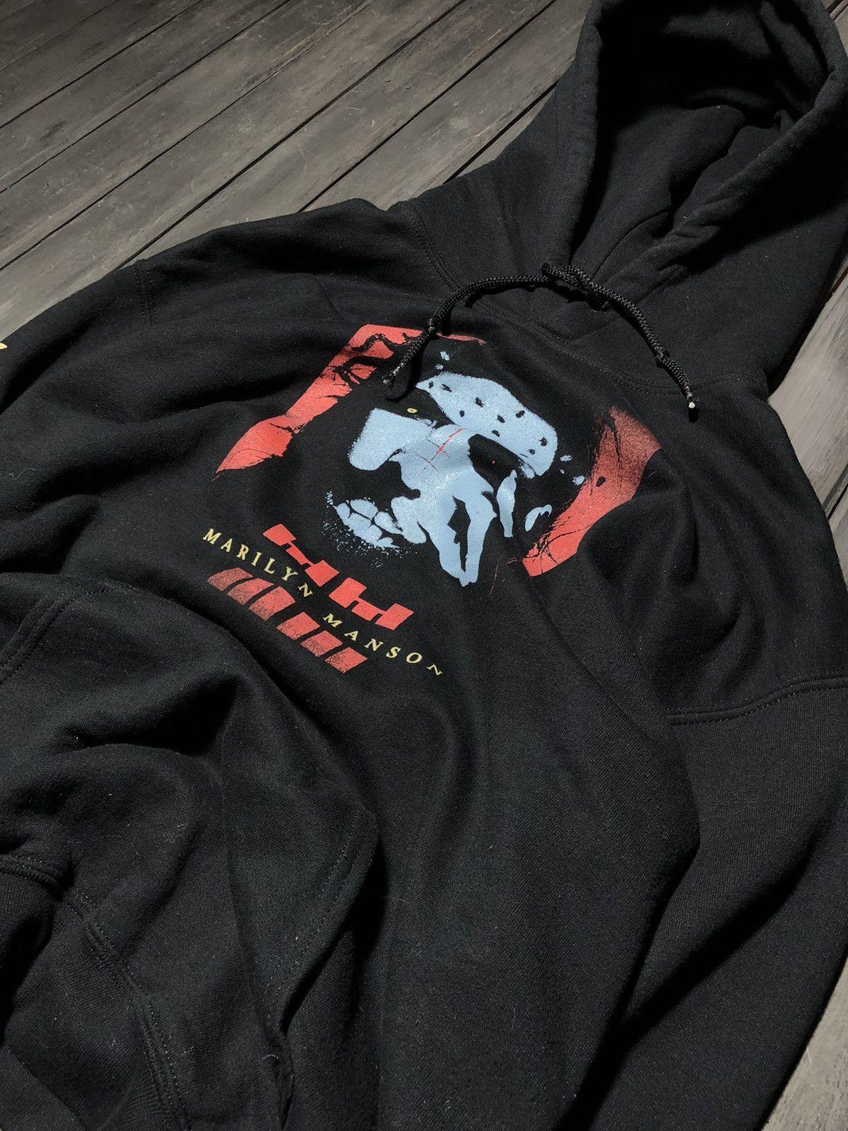 If Six Was Nine × Marilyn Manson × Yohji Yamamoto Y2K Marilyn Manson Rebel Tour Hoodie Size US M / EU 48-50 / 2 - 3 Thumbnail