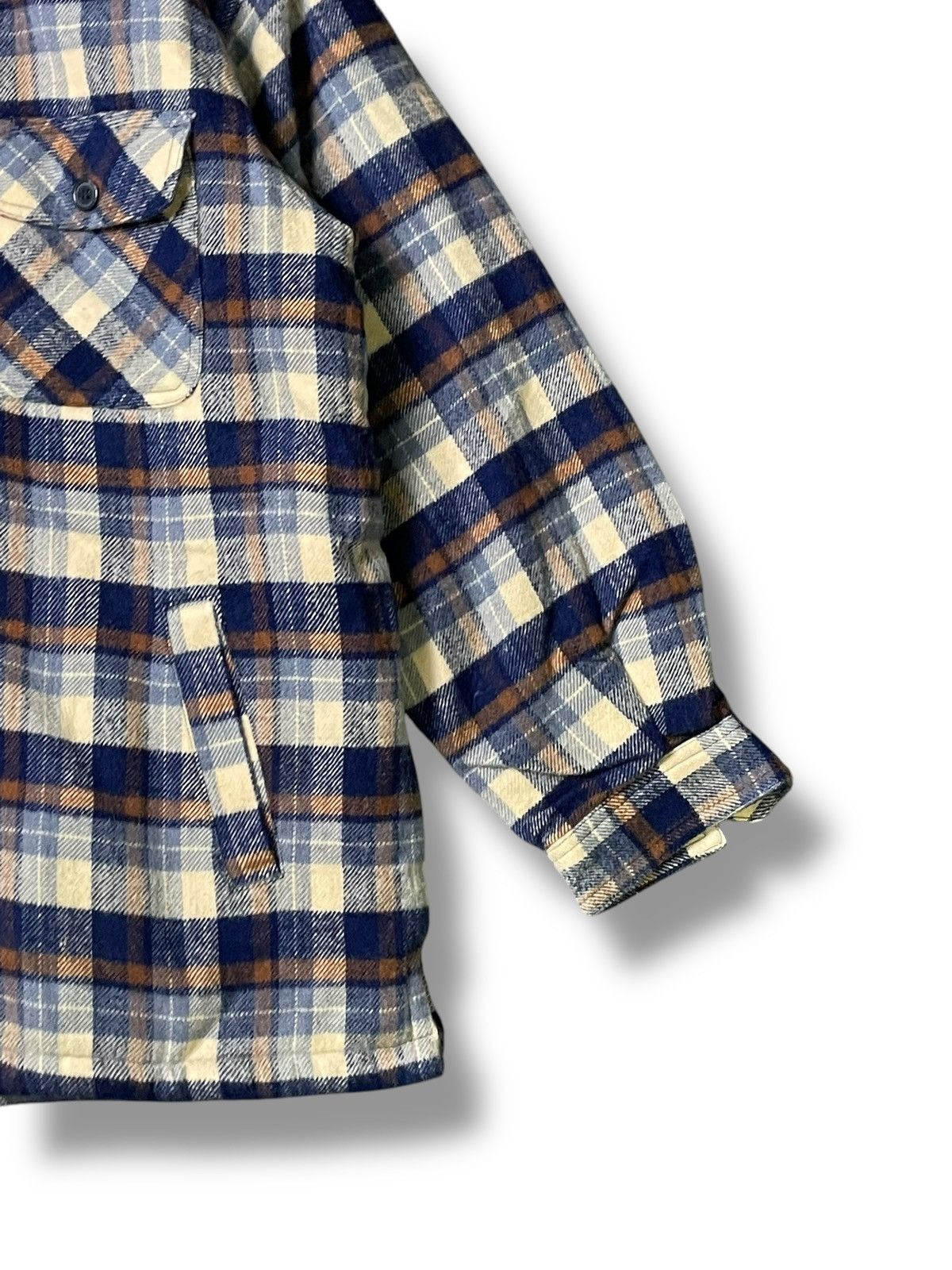 Japanese Brand × Vintage Vintage Model Wool Flannel Button Up (50) Size US L / EU 52-54 / 3 - 5 Thumbnail