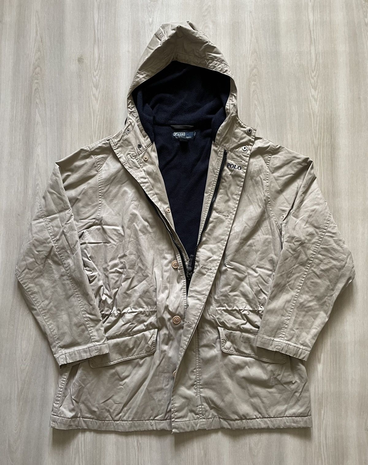 Polo Ralph Lauren Vintage Polo Ralph Lauren Hooded Trench Coat Parka Large Size US L / EU 52-54 / 3 - 1 Thumbnail