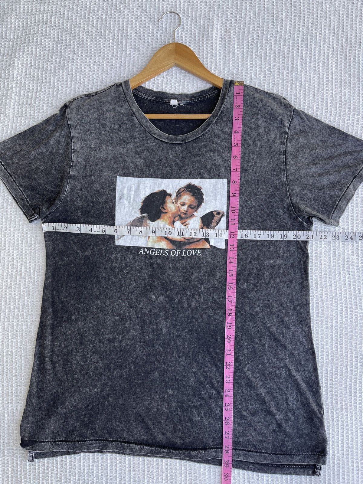 Other Rare🔥ANGELS OF LOVE Acid Wash ERD GRUNGE TEE Size US L / EU 52-54 / 3 - 9 Thumbnail