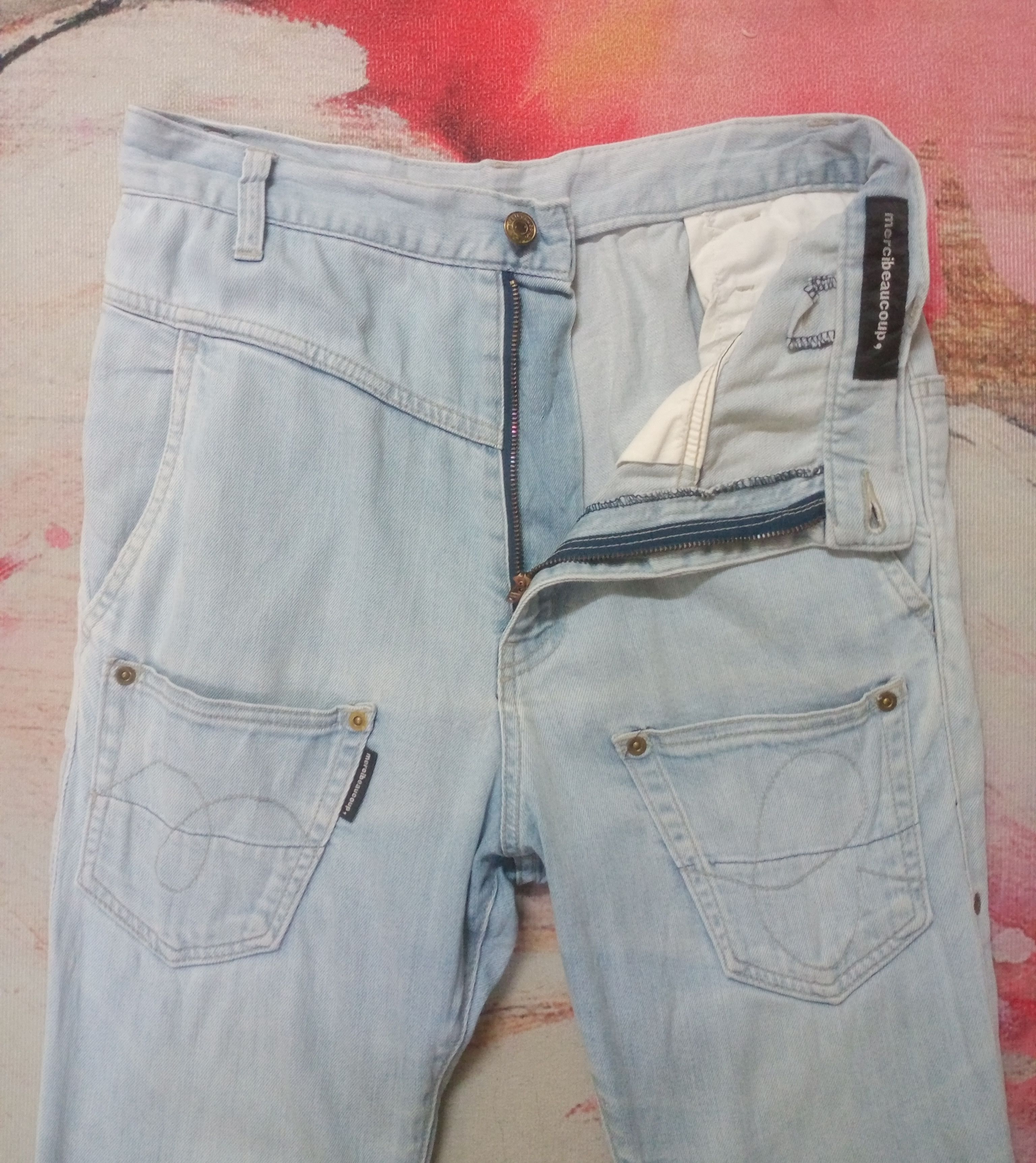 mercibeaucoup Rare Vintage Issey Miyake Mercibeaucoup Sarouel Denim Jeans Size US 30 / EU 46 - 7 Thumbnail