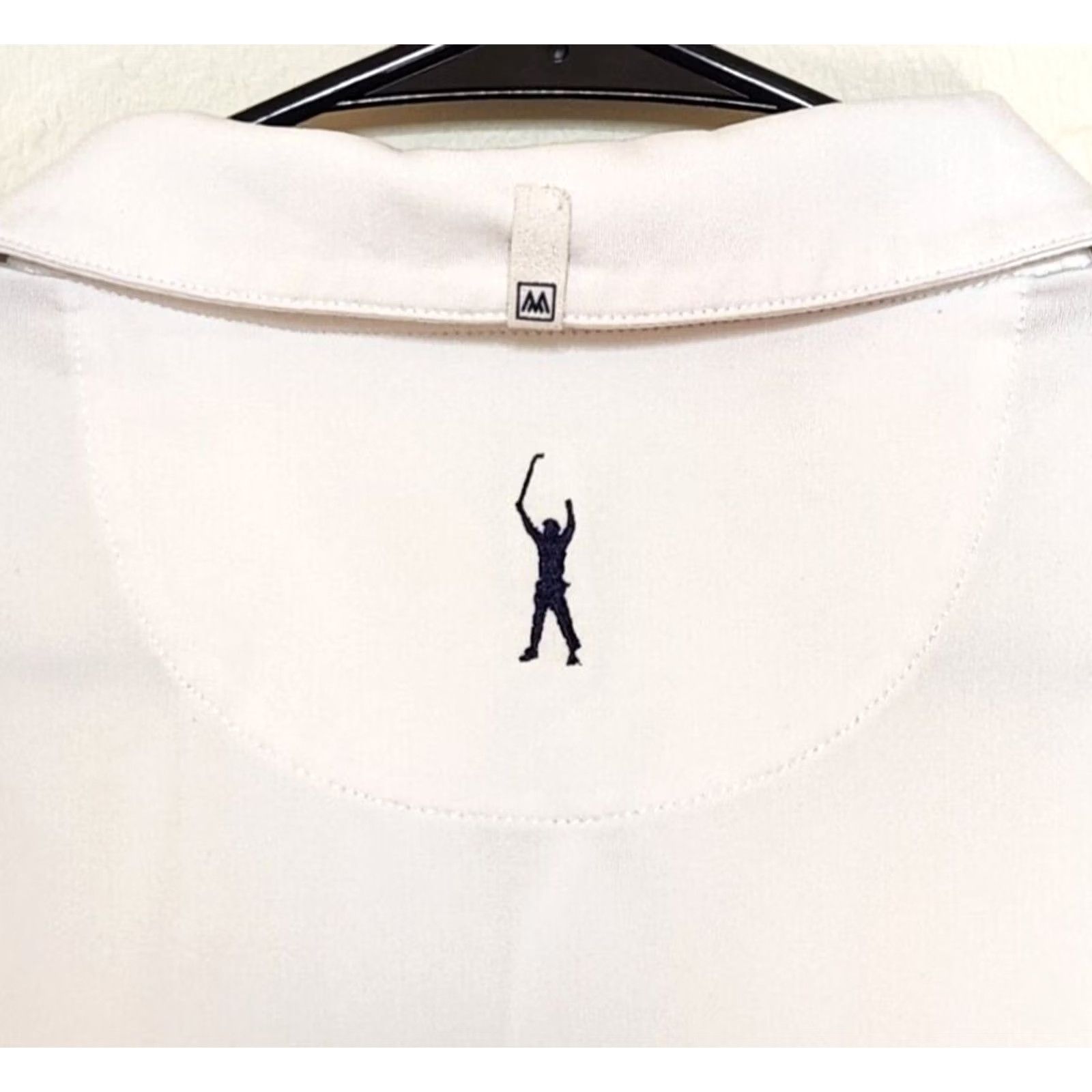 Mizzen+Main Mizzen+Main Polo Shirt Mens L Golf Short Sleeve Stretch White Size US L / EU 52-54 / 3 - 4 Thumbnail