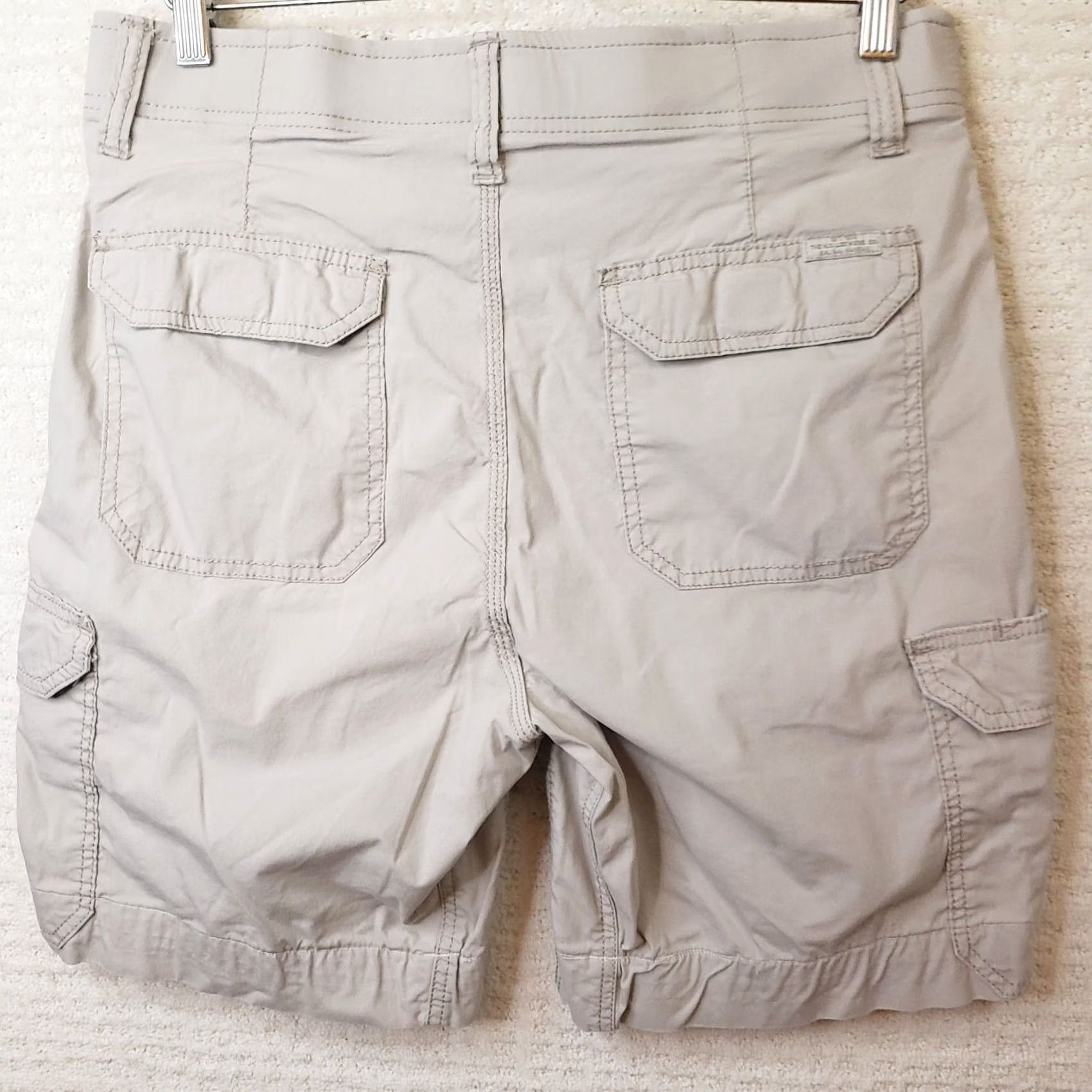 Lee Lee Nomad Men's Cargo Shorts 32 Regular Elastic Stretch Brown Cotton Polyester Spandex Zip Closure Casual Travel Size US 32 / EU 48 - 7 Thumbnail
