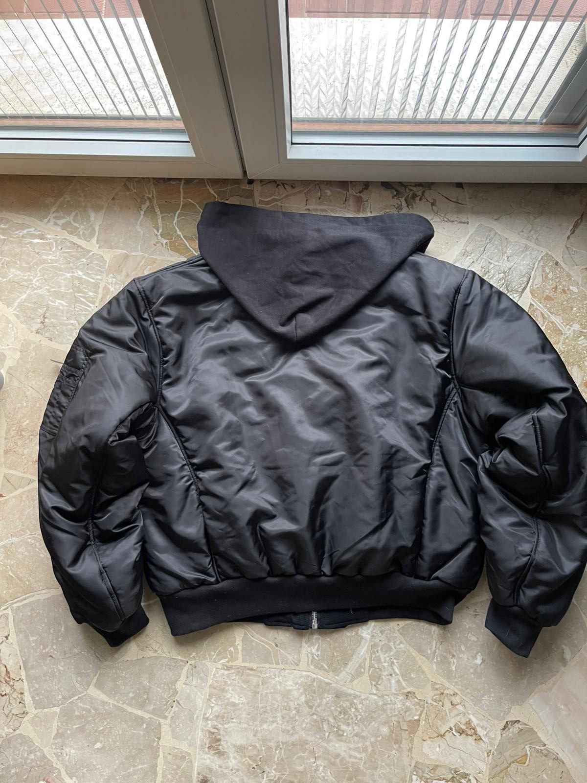 No Faith Studios NO FAITH studios black waffle basic bomber Size US M / EU 48-50 / 2 - 2 Thumbnail