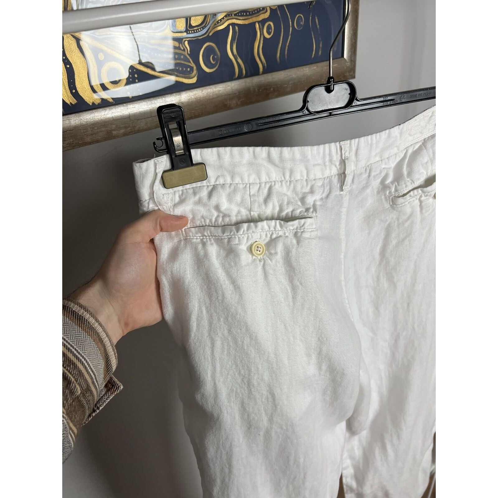 Etro Etro Old Money Style White Linen Relaxed Fit Pants Size 52 Size US 36 / EU 52 - 10 Thumbnail