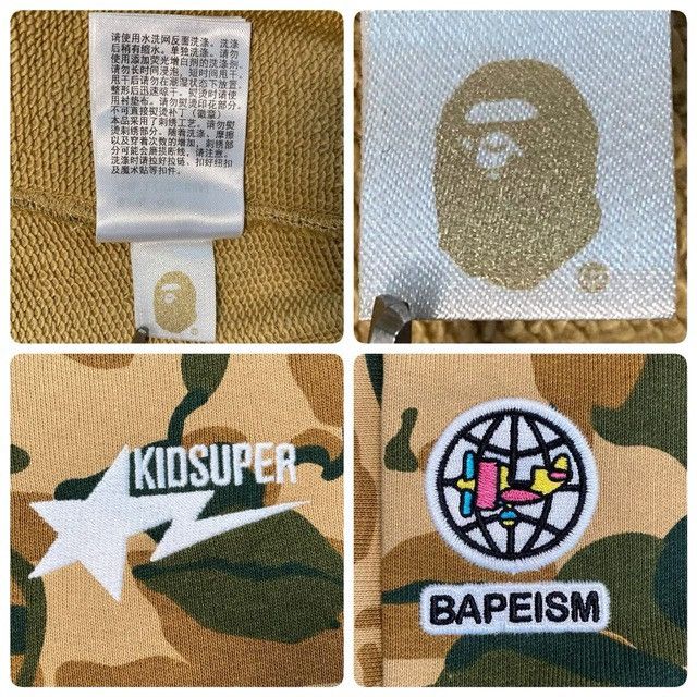 Bape KIDSUPER × BAPE CAMO Shark Full Zip Hoodie a bathing ape Size US L / EU 52-54 / 3 - 10 Thumbnail