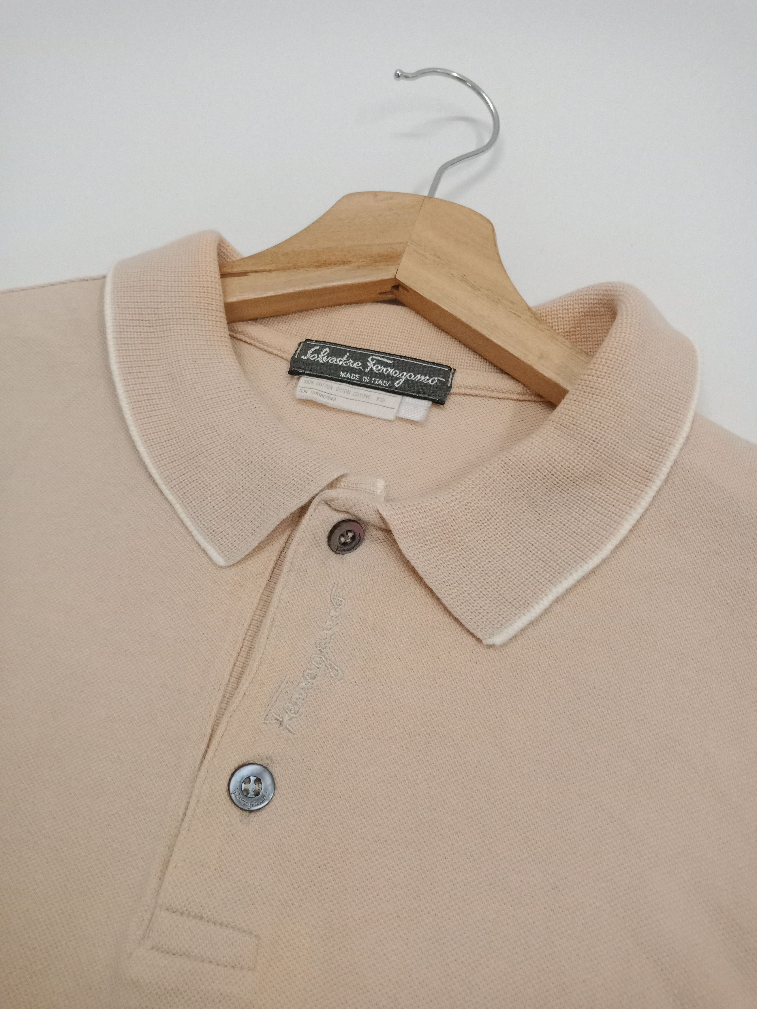 Salvatore Ferragamo Salvatore Ferragamo Embroid Polo #D Size US L / EU 52-54 / 3 - 4 Thumbnail