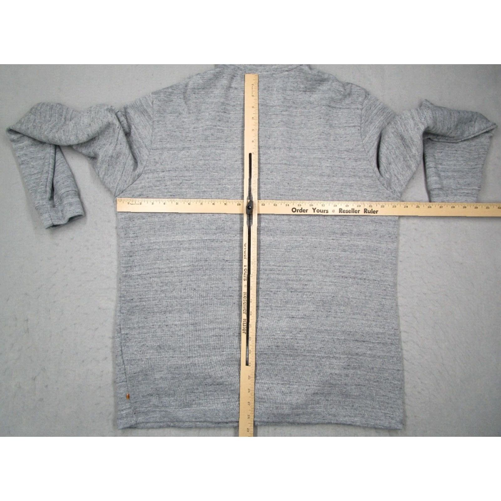 Quiksilver Quiksilver Waterman Mens Large Gray 1/4 Zip Pullover Jacket Beach Golf Size US L / EU 52-54 / 3 - 7 Thumbnail