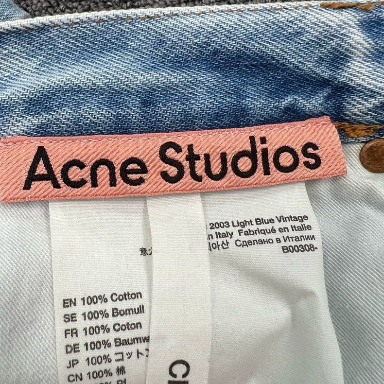Acne Studios Acne Studios Light blue washed jeans Size US 30 / EU 46 - 7 Thumbnail