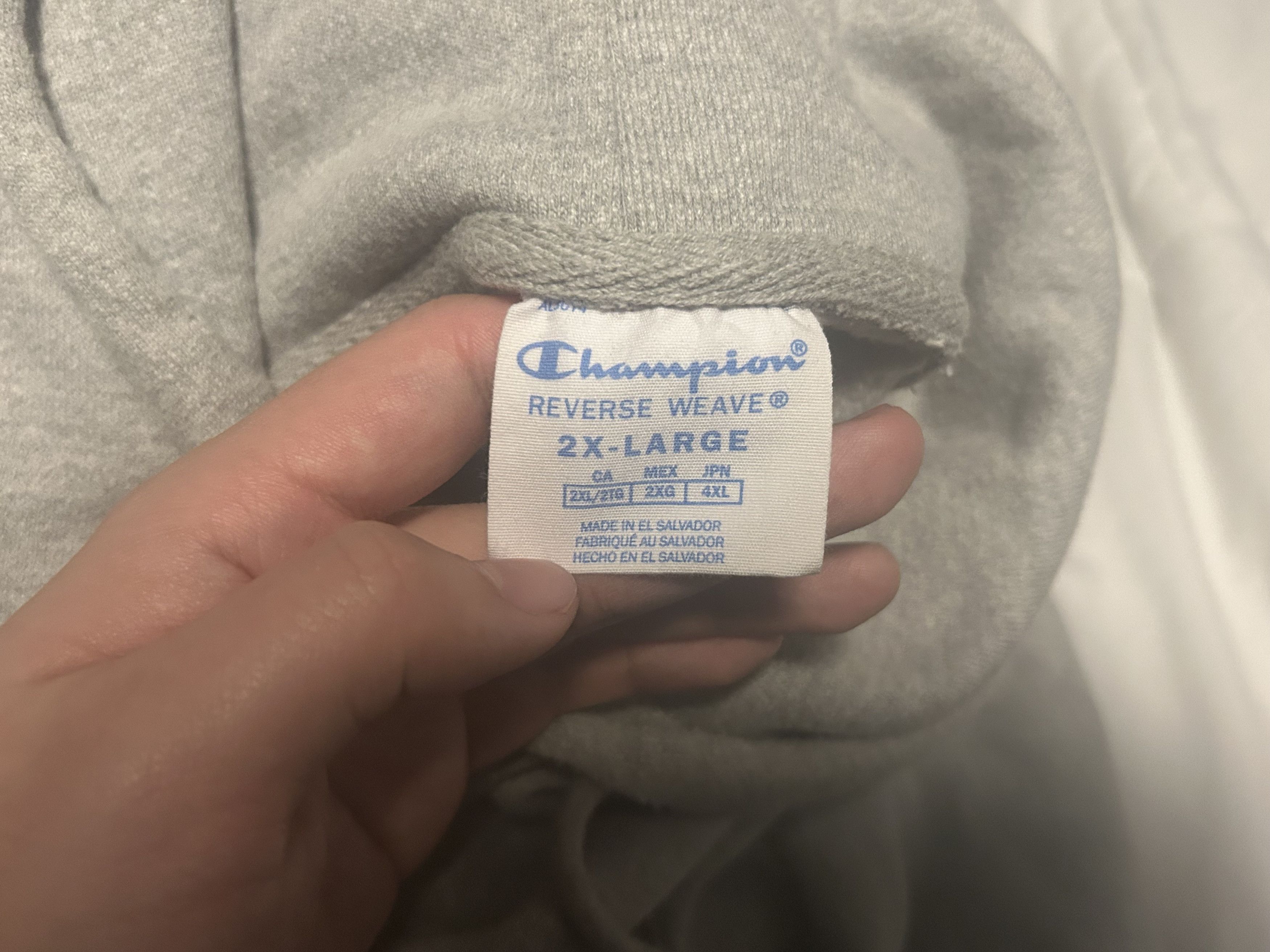 Champion Illinois Fighting Grey Powerblend Twill Hooded. Size US XXL / EU 58 / 5 - 4 Thumbnail