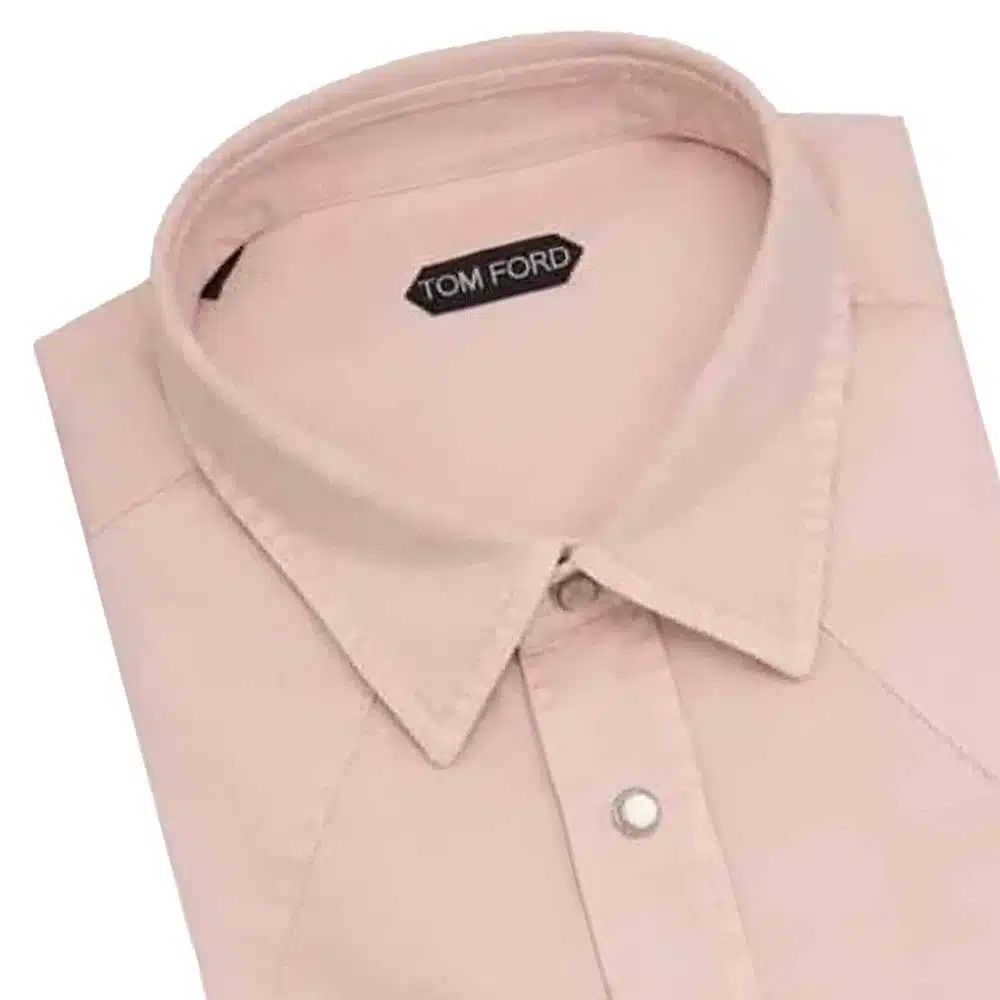 Tom Ford o1sndg0526 HDS001 Baby Corduroy Western Shirt in Pink Size US L / EU 52-54 / 3 - 2 Thumbnail