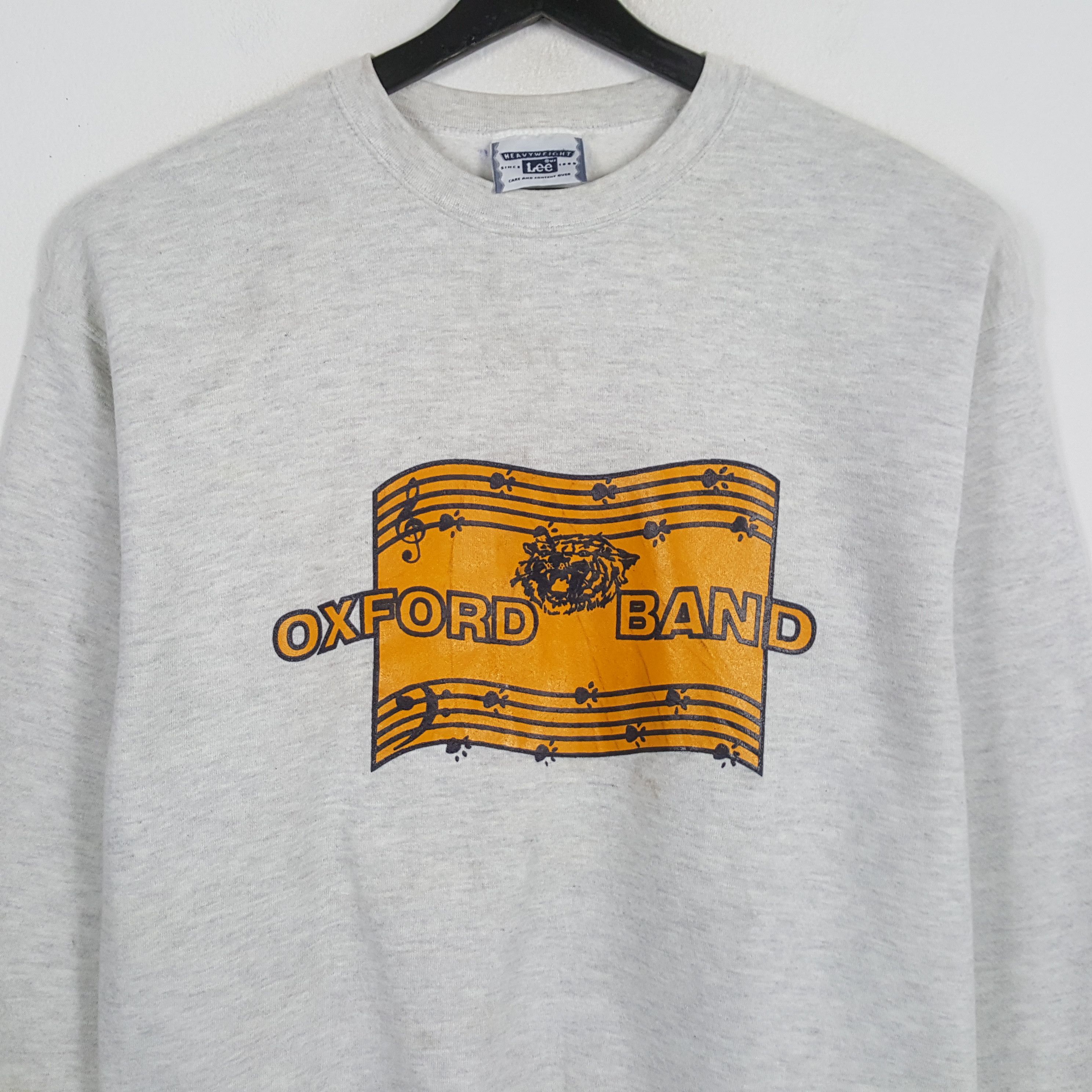 Band Tees × Lee × Vintage OXFORD BAND Vintage LEE Sweatshirt Size US M / EU 48-50 / 2 - 2 Thumbnail