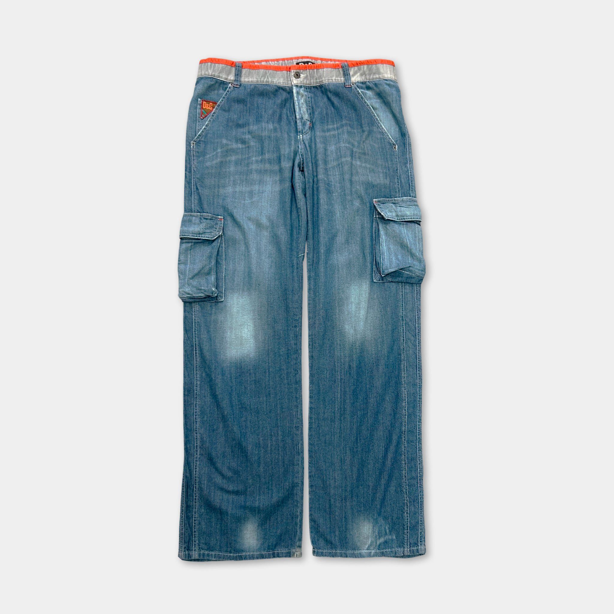 Dolce & Gabbana Dolce & Gabbana Cargo Denim Pants Size US 36 / EU 52 - 1 Thumbnail