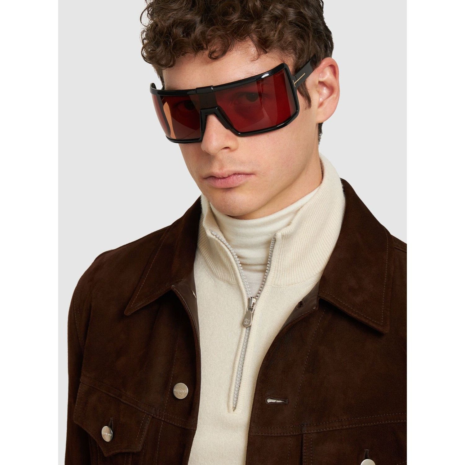 Tom Ford NEW Tom Ford PARKER FT0563 28C Shield Sunglasses Grailed