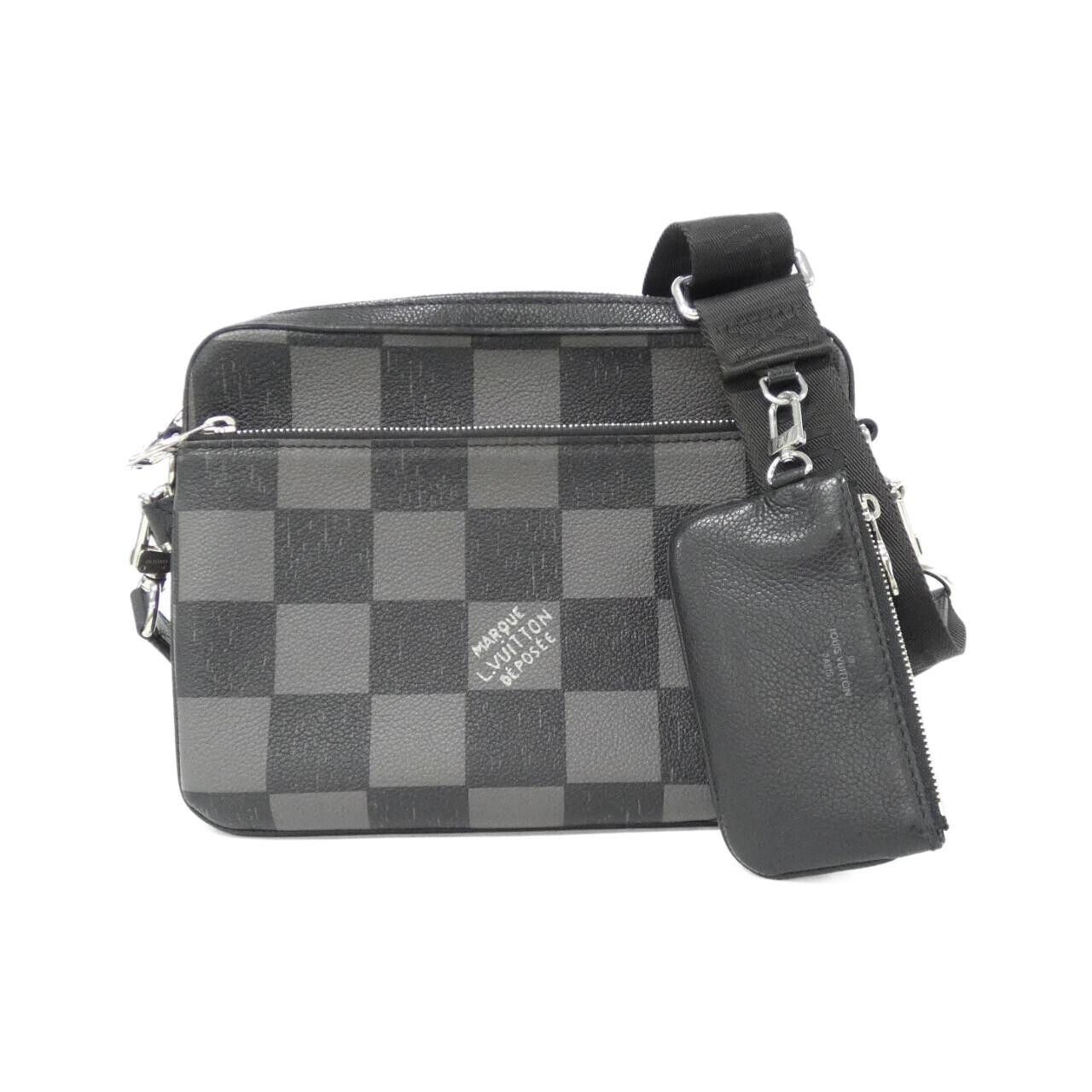 Louis Vuitton Louis Vuitton Louis Vuitton Damier Checkerboard Trio Messenger Calf Shoulder Bag Leather Shoulder Bag N80401 DUTY FREE for USA Size ONE SIZE - 1 Thumbnail