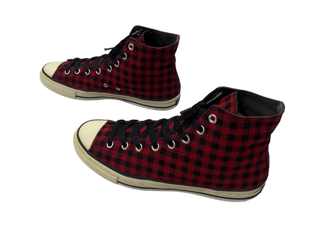Number (N)ine NUMBER (N)INE Red Plaind Punk Sneakers Size US 9 / EU 42 - 6 Thumbnail
