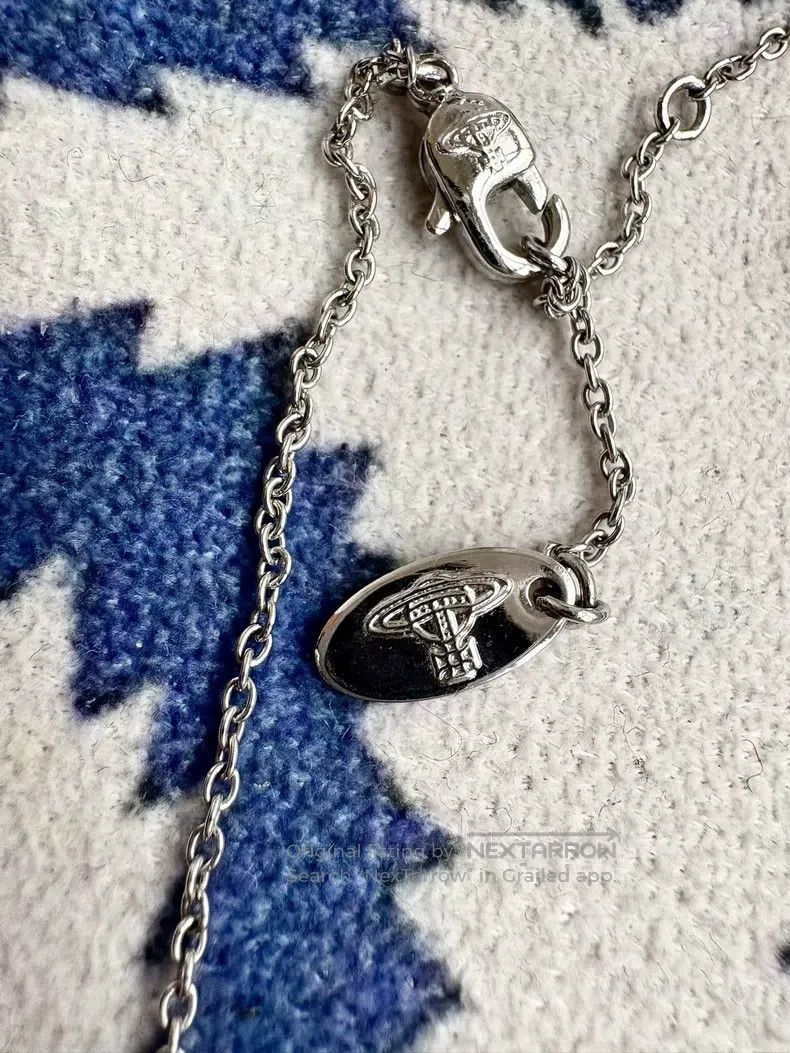 Vivienne Westwood Vivienne Westwood Silver Nanjing Lock Necklace Size ONE SIZE - 8 Thumbnail
