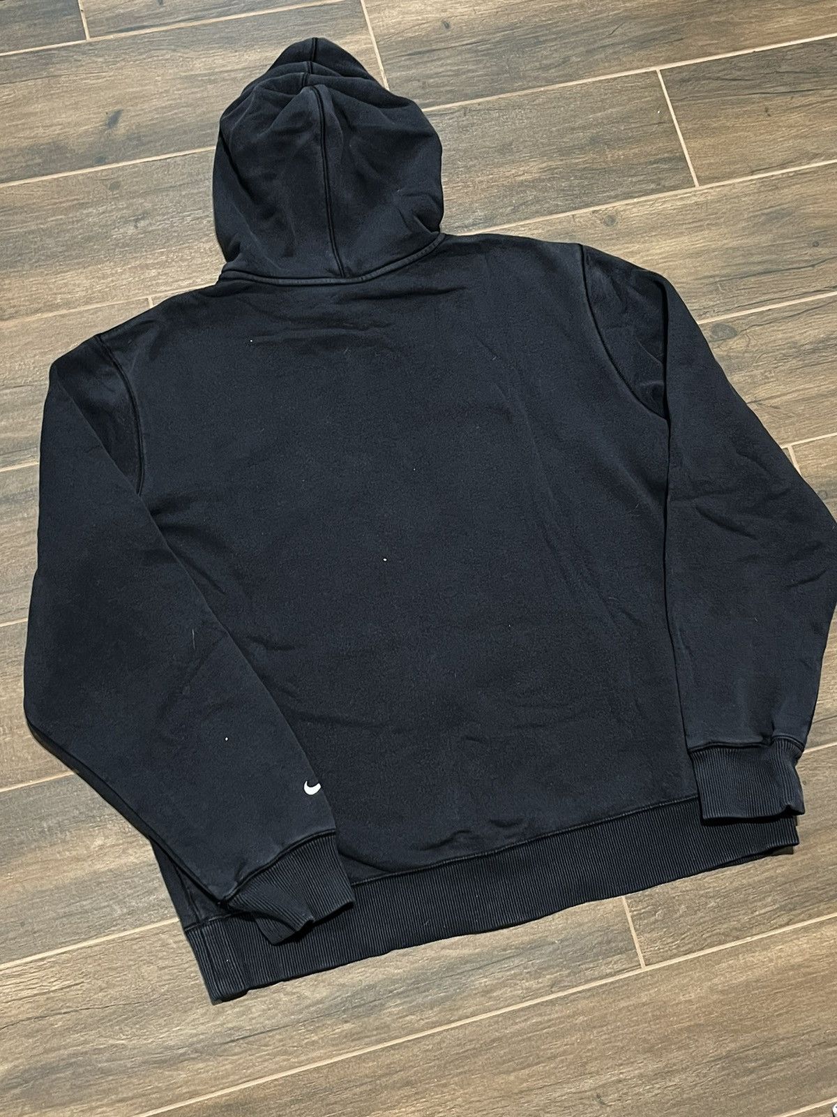Nike × Vintage 00s Nike Vintage Big Logo Oversize Zip Hoodie Size US XL / EU 56 / 4 - 5 Thumbnail