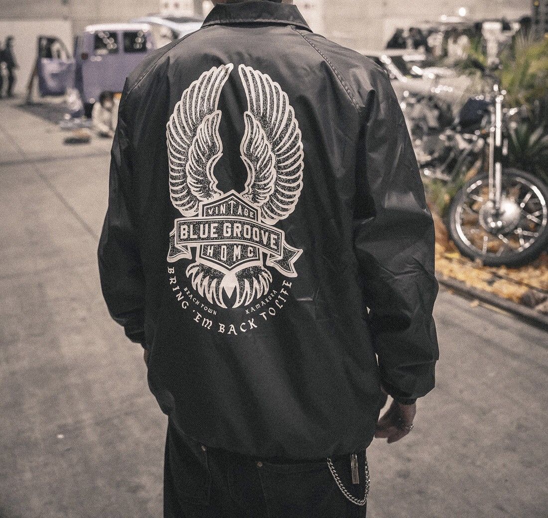 Harley Davidson VINTAGE HDMC BLUE GROOVE WATERPROOF NYLON SHERPA LINED COACH Size US M / EU 48-50 / 2 - 2 Thumbnail