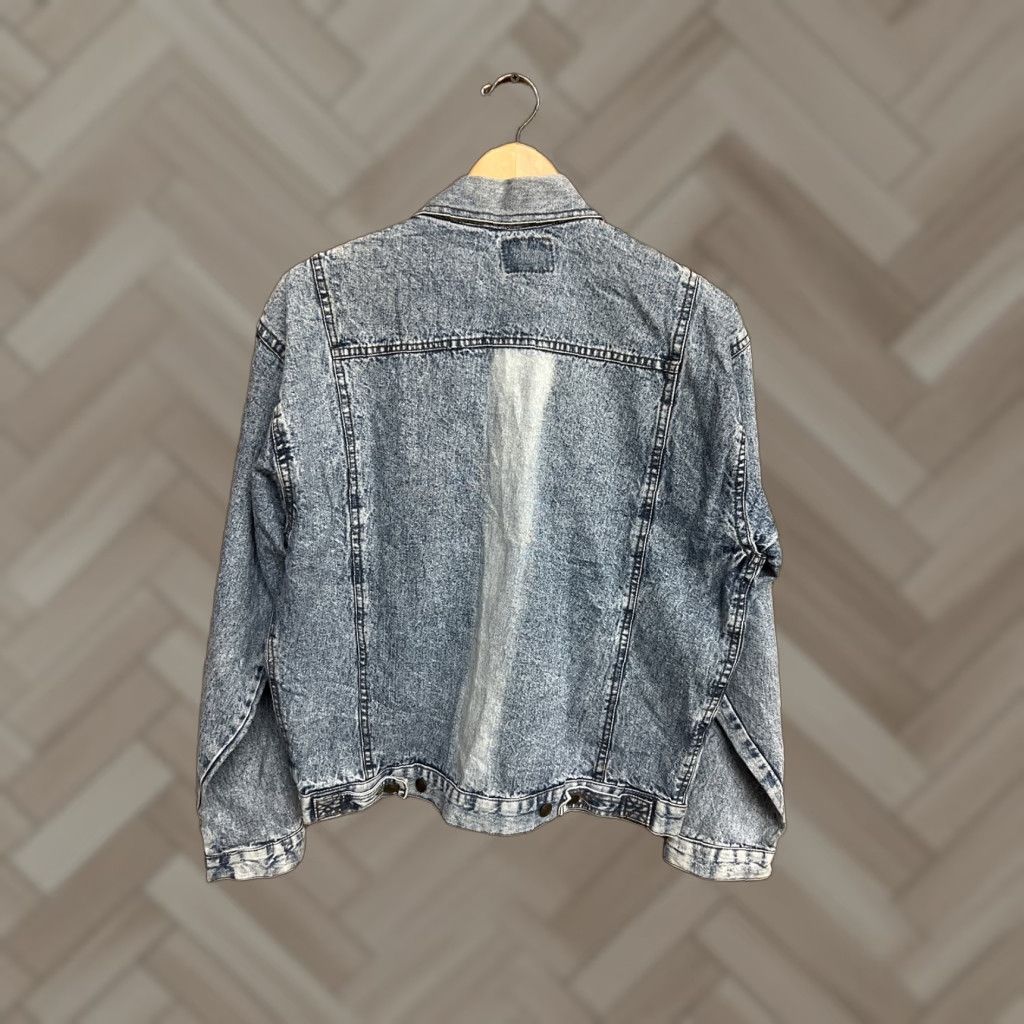 Vintage VINTAGE Woolrich Denim Jacket Men L Blue Sherpa Lined Denim | Jacket | Woolrich | Blues? Size US L / EU 52-54 / 3 - 1 Thumbnail