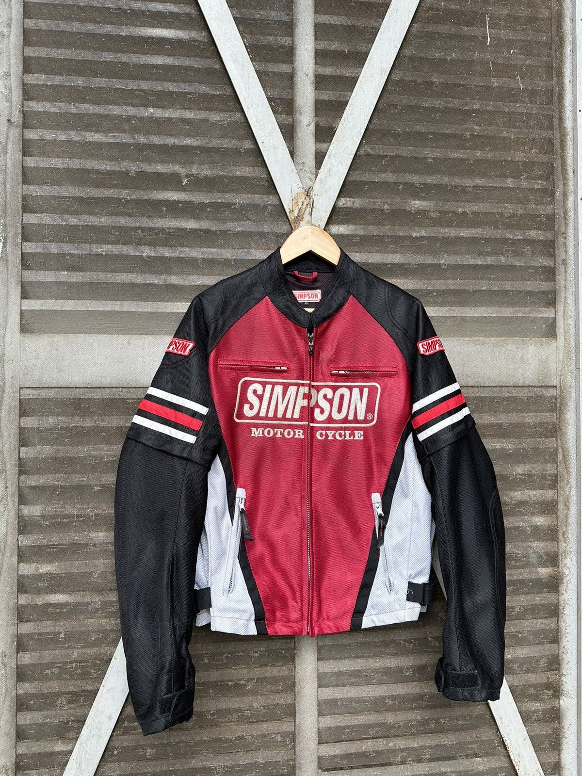 Vintage 👹Vintage Simpson Motorcycle Racing Bomber Jacket Size US M / EU 48-50 / 2 - 3 Thumbnail