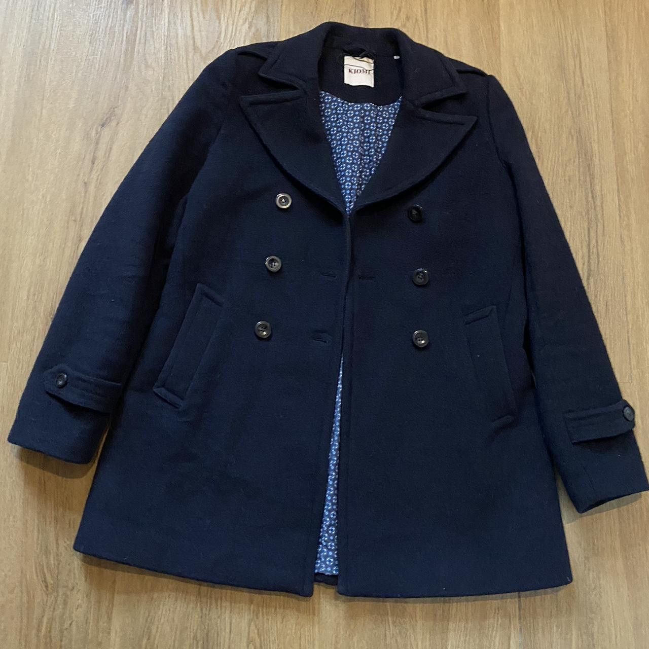 Other Navy double-breasted wool coat #wintercoats Vintage Size US L / EU 52-54 / 3 - 1 Thumbnail