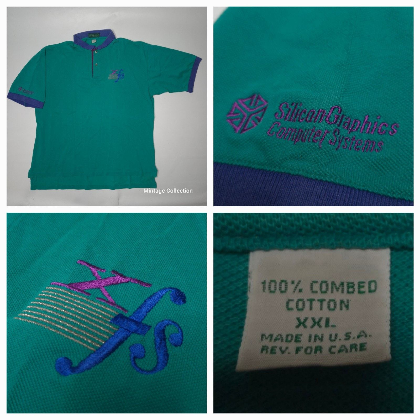 Other VINTAGE SILICON GRAPHICS COMPUTER SYSTEMS SGI POLO SHIRT XXL Size US XXL / EU 58 / 5 - 1 Thumbnail