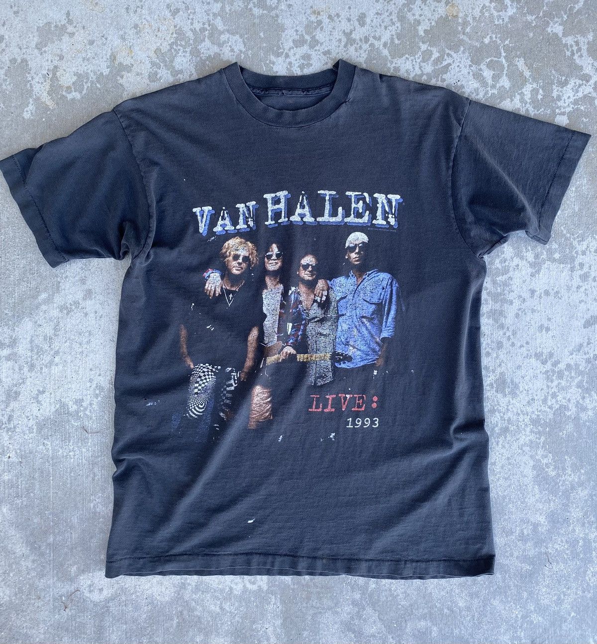 FRUIT OF THE LOOM / 90s/VAN HALEN/95-96/Tシャツ/L/コットン/GRY Fruit Of The Loom Vintage 90's Van Halen Balance Tour 95-96 Large