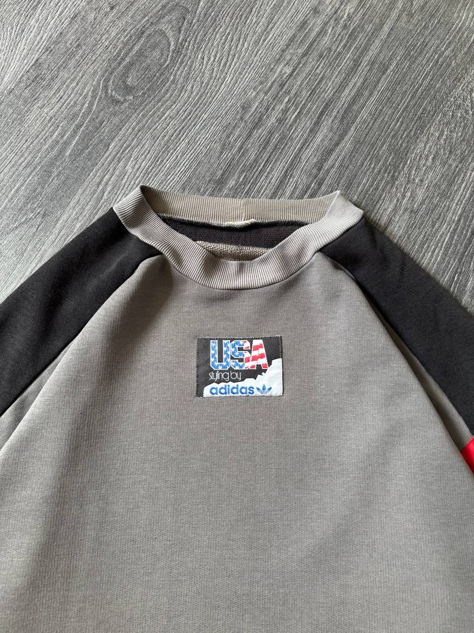 Adidas Vintage Adidas USA Pullover Center Log Oversized 90s Size US M / EU 48-50 / 2 - 3 Thumbnail