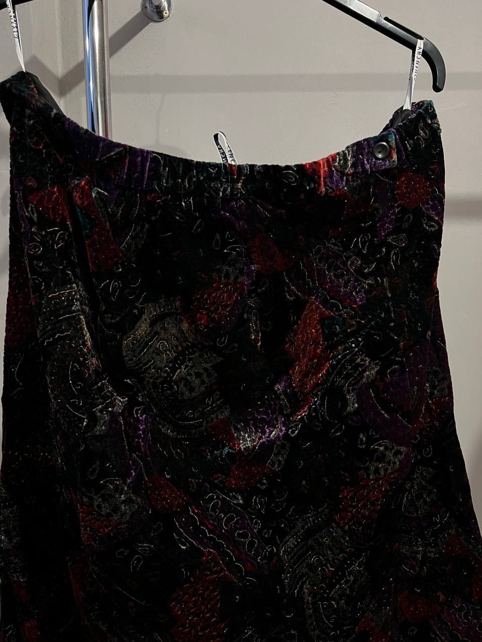 Givenchy 1970/80 GIVENCHY EN PLUS WEST GERMANY ERA FLOWERS SKIRT Sz54 Size 38" / US 16 / IT 52 - 10 Thumbnail