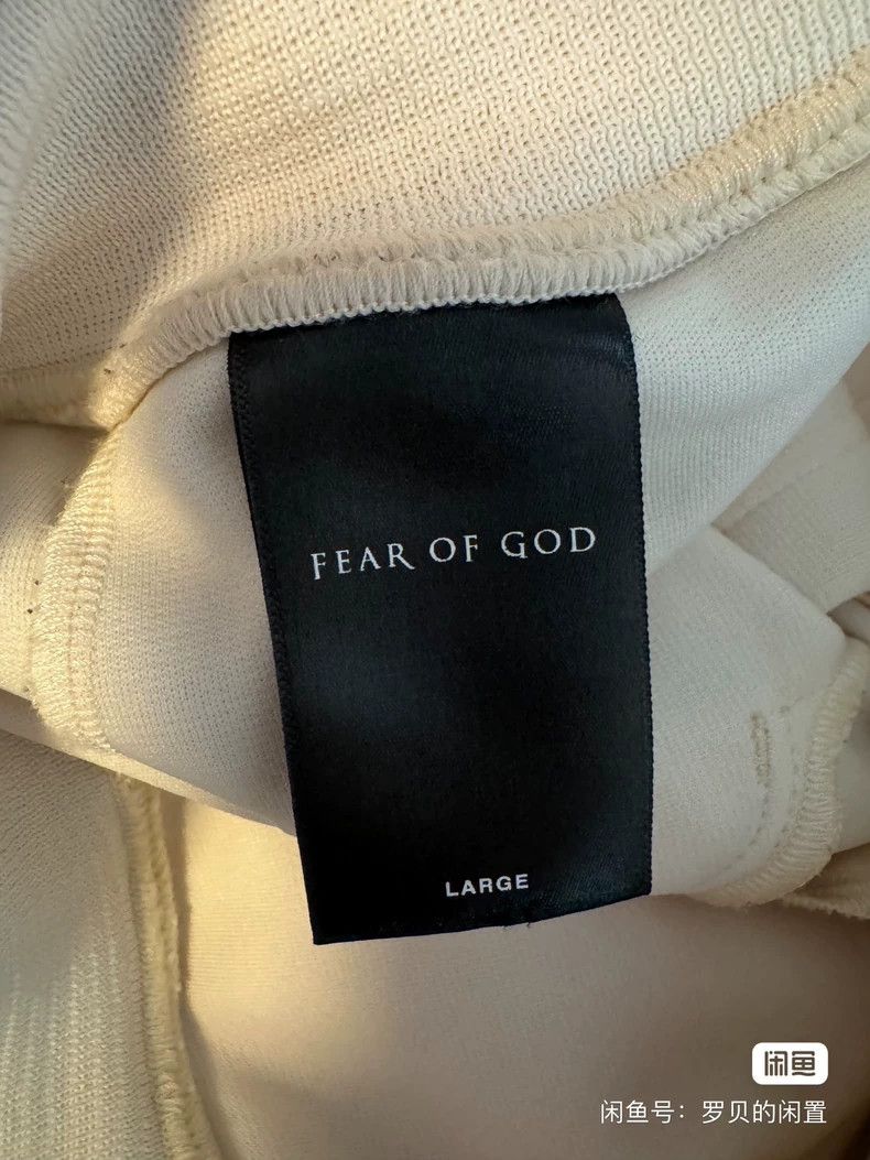 Fear of God Fear of God Limited off-white patchwork school pants Size US 34 / EU 50 - 4 Thumbnail
