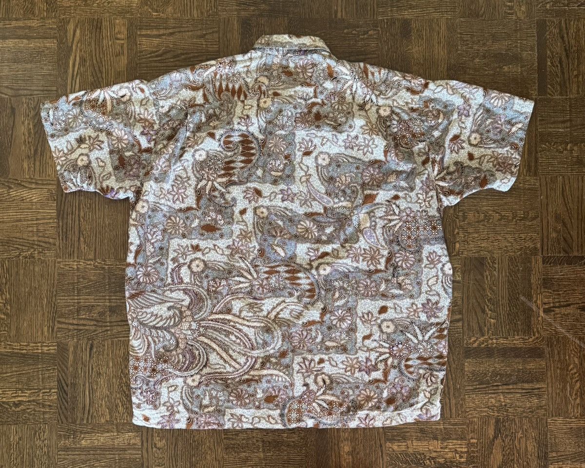Stussy RARE 1983 STUSSY batik print cotton buttoned shirt L/Xl Size US XL / EU 56 / 4 - 4 Thumbnail