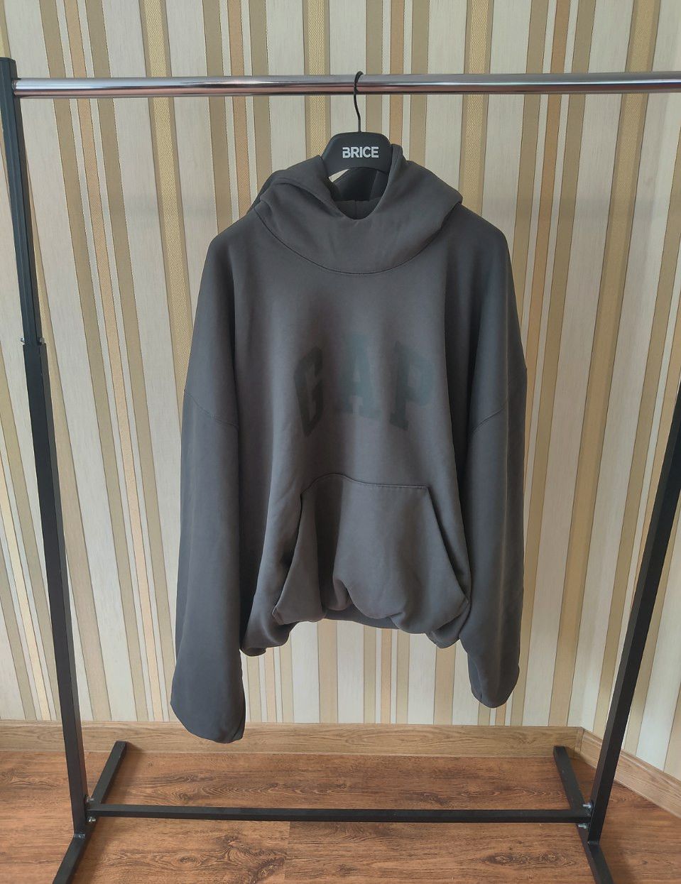 Balenciaga × Gap × Kanye West 🕊️Yzy Yeezy Gap Balenciaga Dove Gray hoodie Size US L / EU 52-54 / 3 - 10 Thumbnail