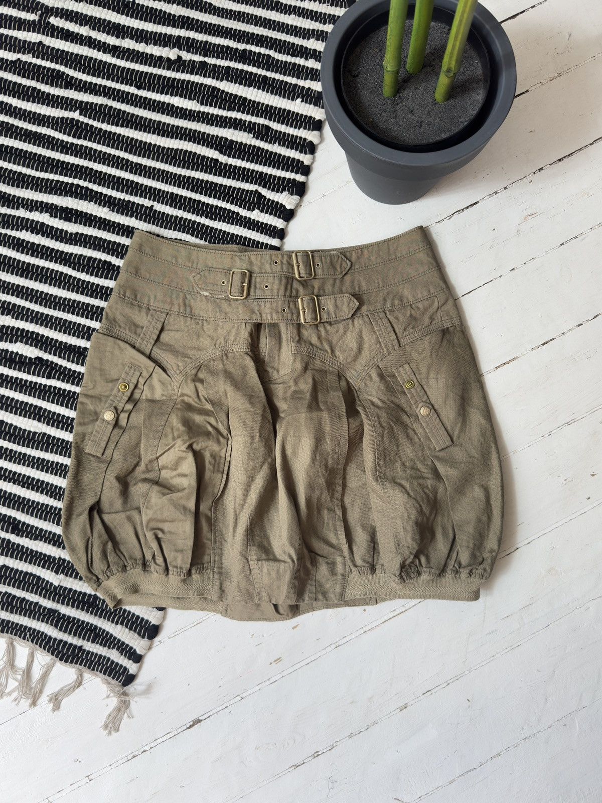 Marithe + Francois Girbaud VINTAGE MARITHE FRANCOIS GIRBAUD AVANT GARDE MINI SKIRT Size 28" / US 6 / IT 42 - 4 Thumbnail