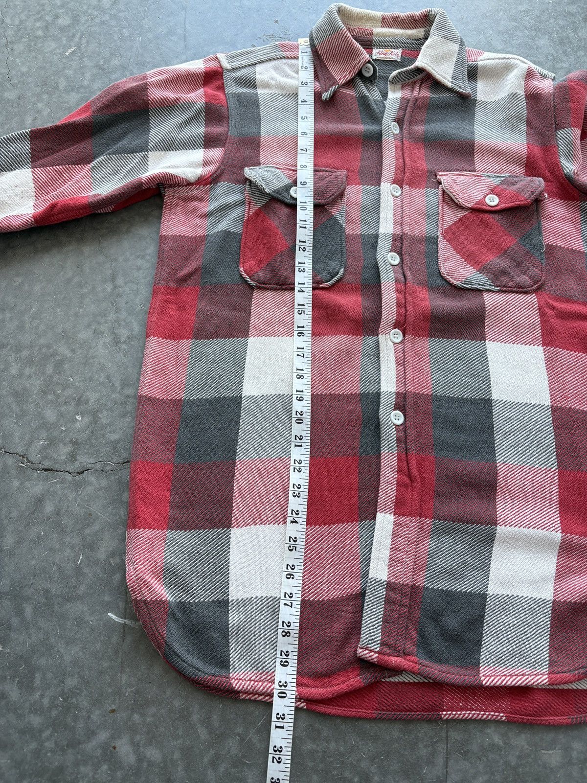 Vintage Vintage 1950s Sanforized King Kole Cotton Flannel Woven Size US L / EU 52-54 / 3 - 13 Thumbnail