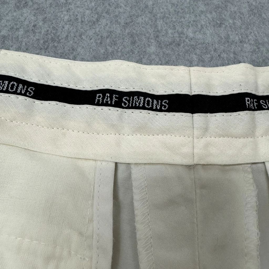 Raf Simons Archive Raf Simons SS08 White Pants Trousers Size US 30 / EU 46 - 4 Thumbnail