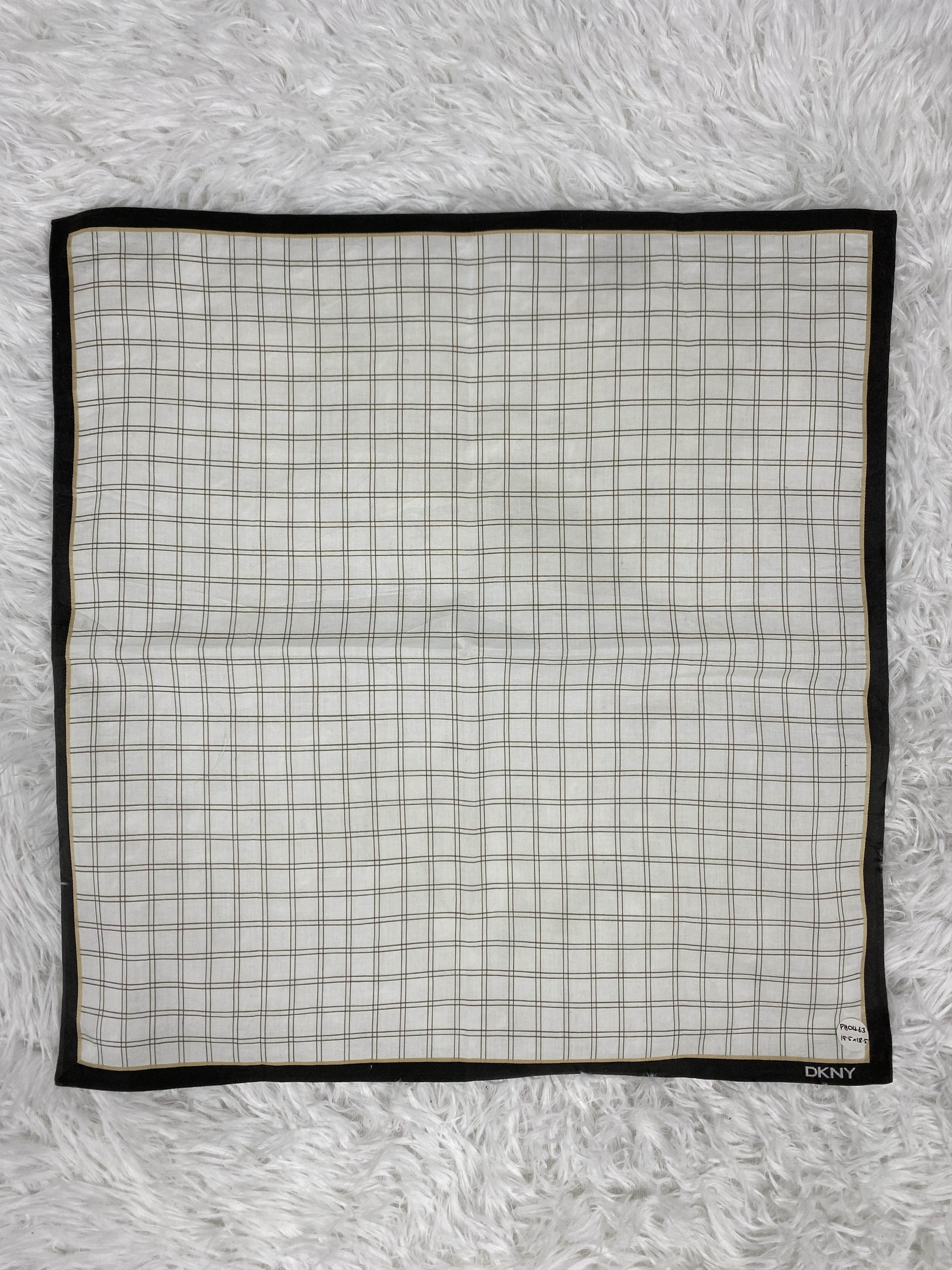 DKNY Vintage DKNY Handkerchief Neckerchief PH0463 Size ONE SIZE - 3 Thumbnail