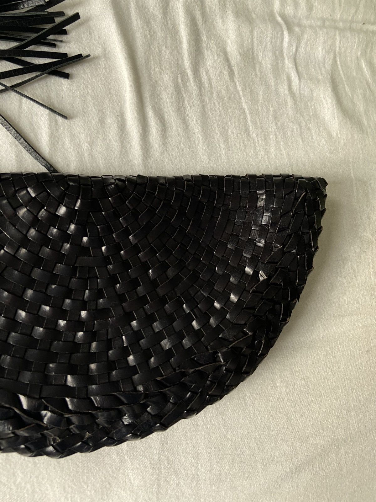Other Denise Razzouk Woven Half Moon Clutch Size ONE SIZE - 3 Thumbnail