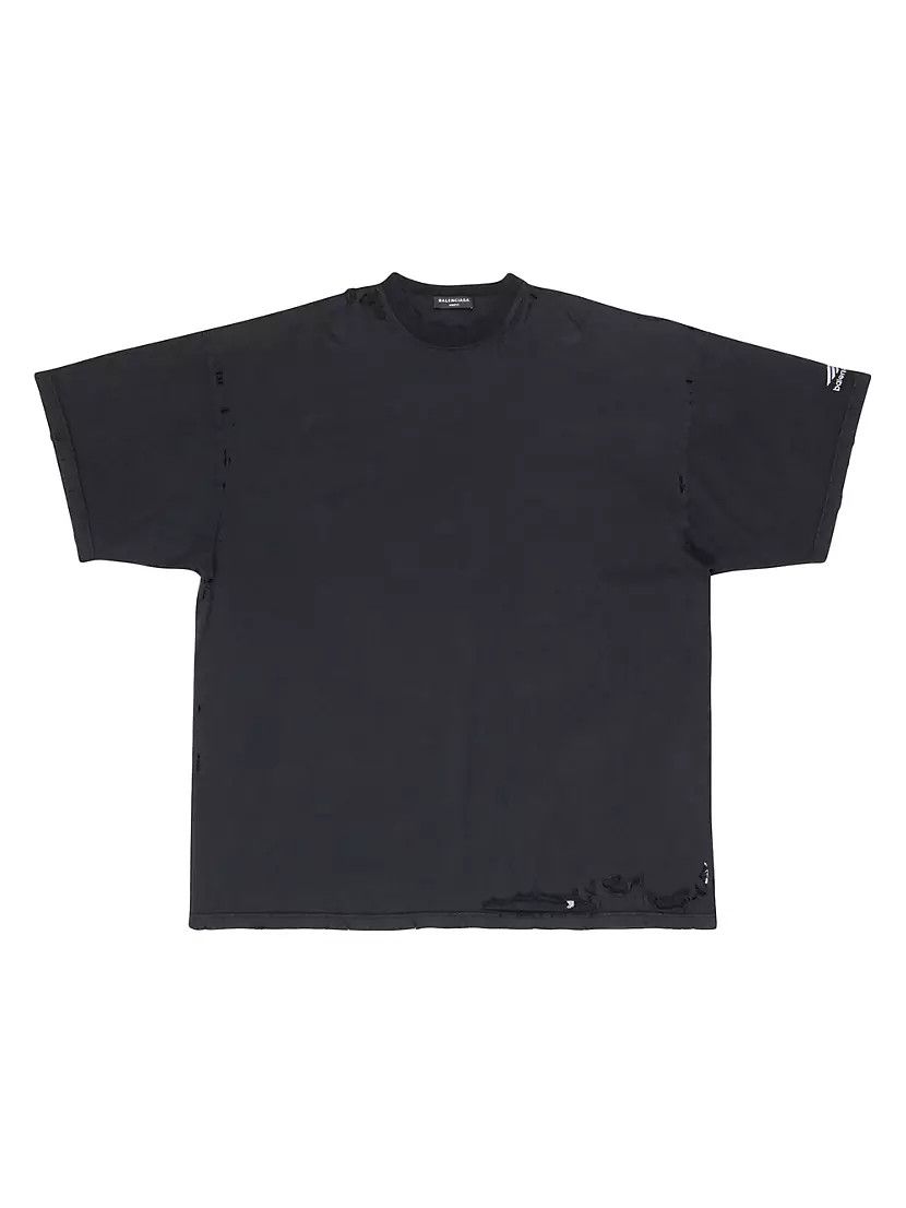 Balenciaga o1in1g1024 3B Sports Icon Repaired T- Shirt Oversized Black Size US S / EU 44-46 / 1 - 2 Thumbnail