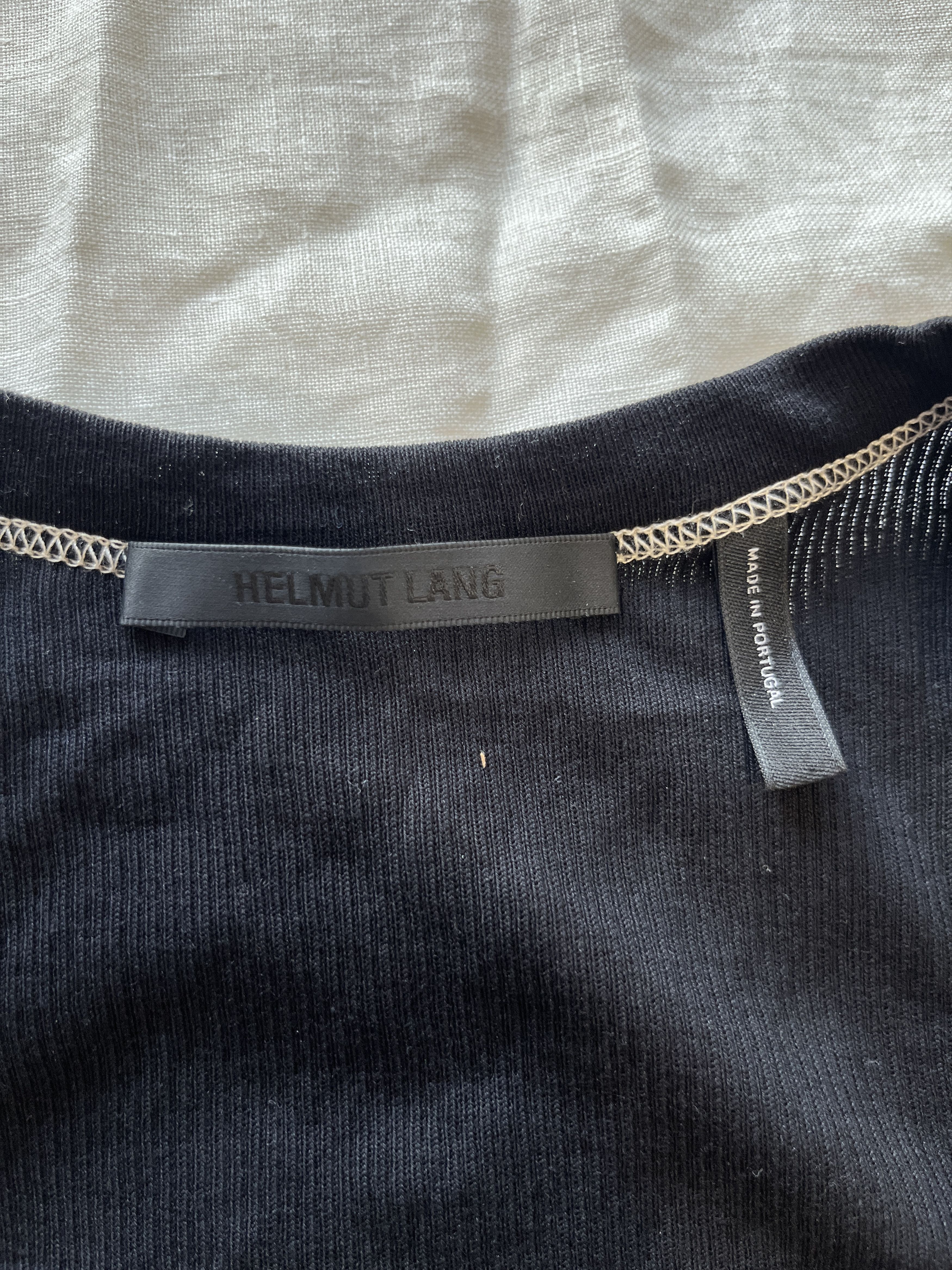 Helmut Lang Helmut Lang Cutaway Tank Top in Black Size L / US 10 / IT 46 - 2 Thumbnail