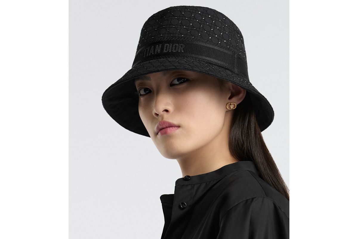 Dior o1w1db10326 Size:OS/Small Brim Bucket Hat in Black Size ONE SIZE - 4 Thumbnail