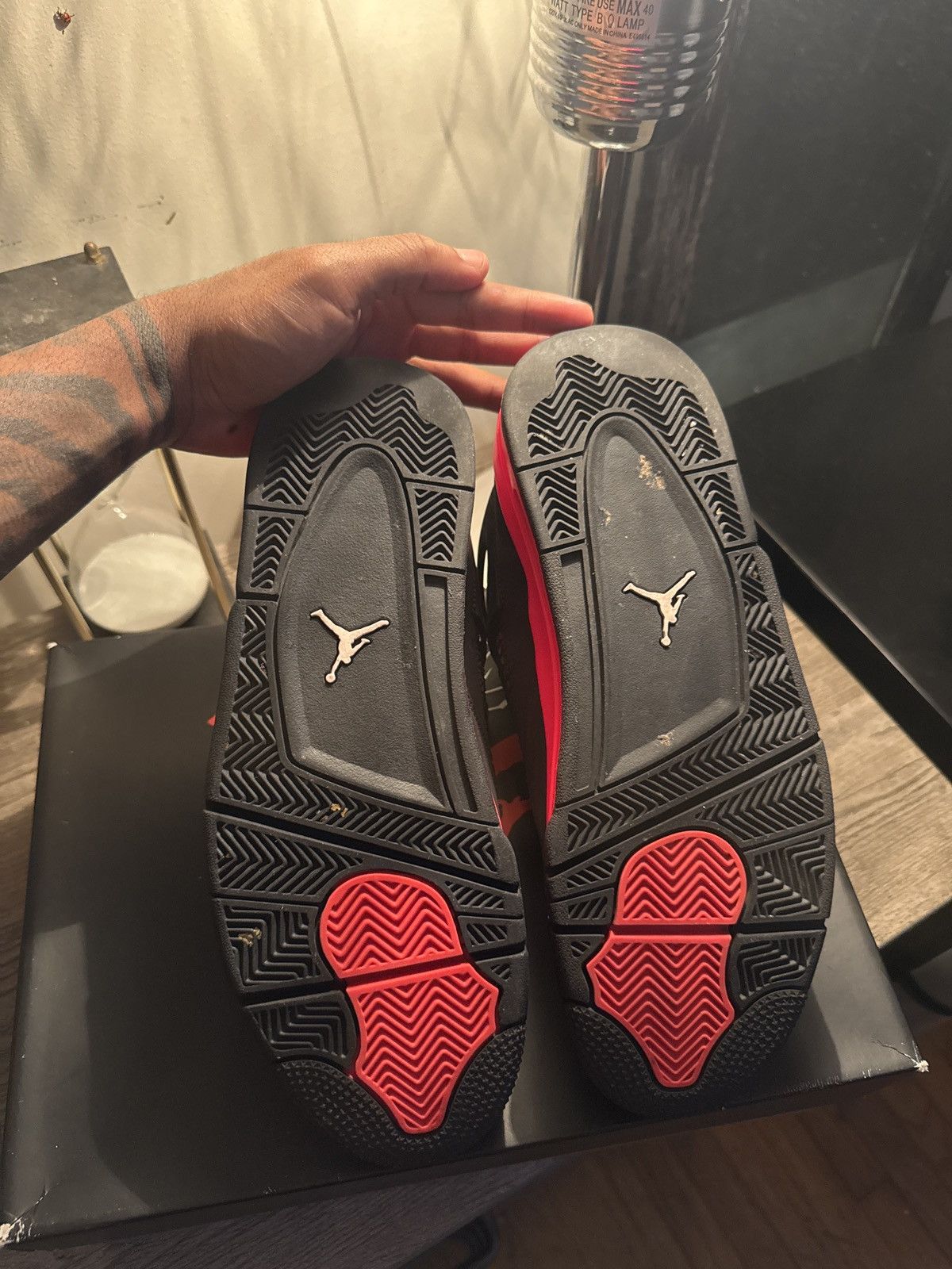 Jordan Brand Jordan Retro “Red Thunder” 4s Size US 10 / EU 43 - 6 Thumbnail