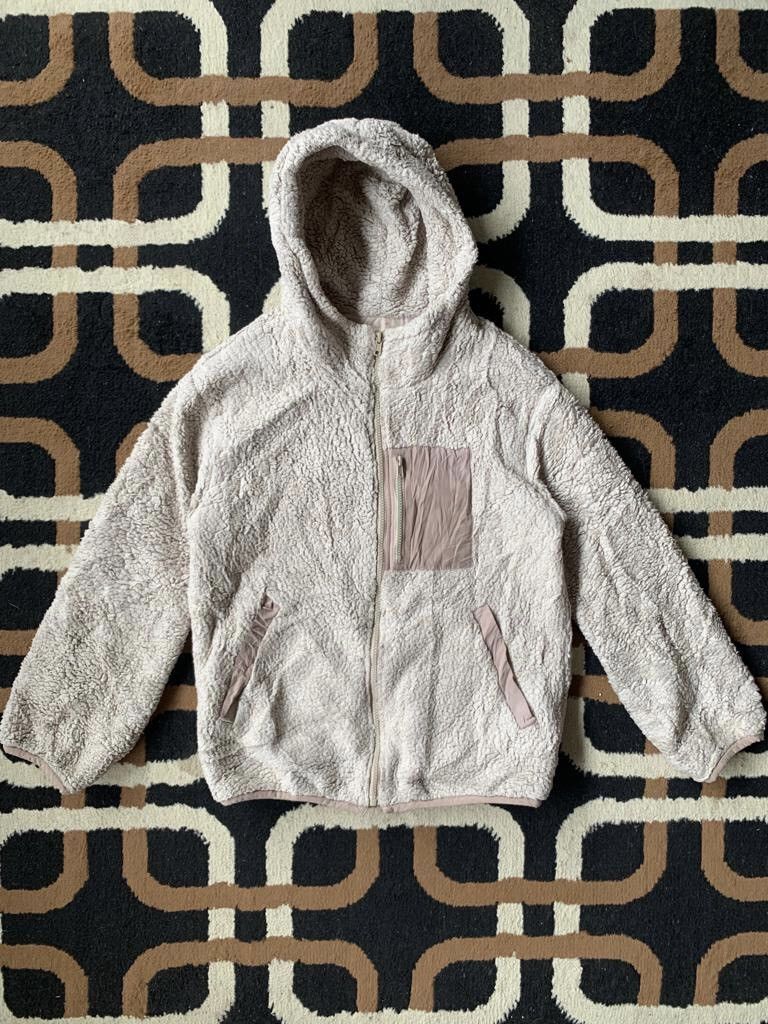 Japanese Brand GU deep Pile Fleece Zipper Jacket Size M / US 6-8 / IT 42-44 - 1 Thumbnail