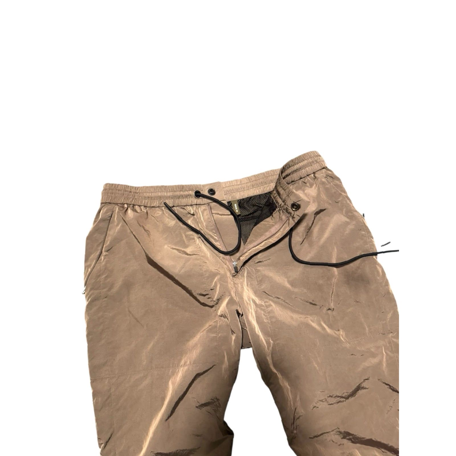 Kith KITH Men's Mercer 6 Wrinkle Nylon Pant Khaki/Brown Spring 2020 KH6312-108 Size S Pocket 4-Pocket Design Jogger Relaxed Mens Pants Nylon Size US 29 - 7 Thumbnail