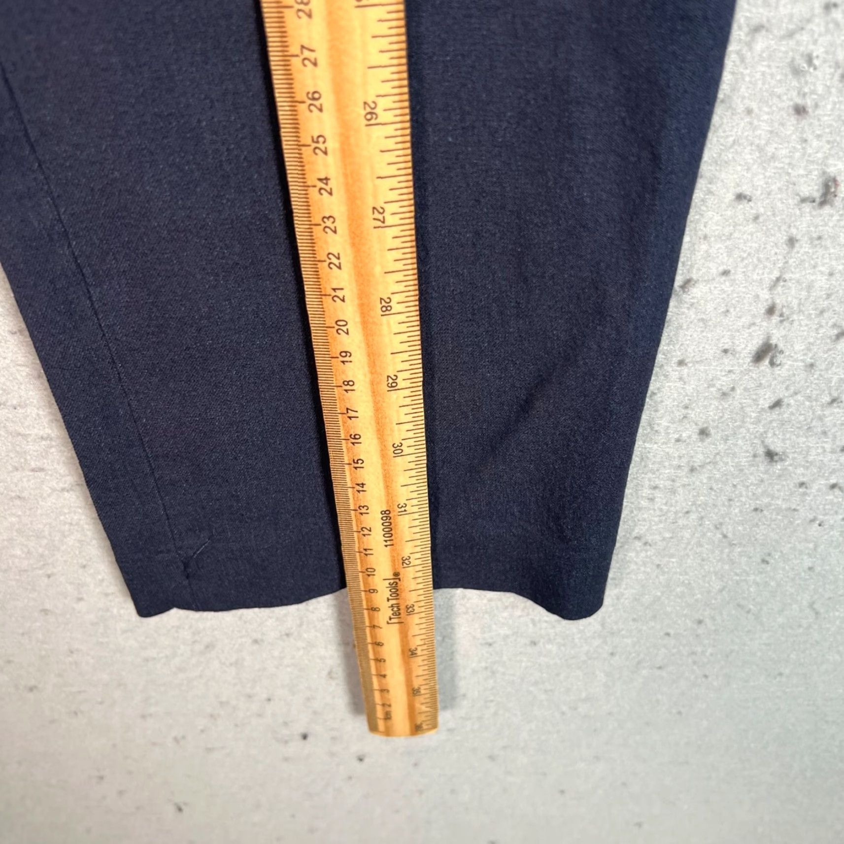 Vintage Wilfred Womens 0 Navy Blue Tailored Dress Pants Modern Professional Stretch Dress Pants Women Slim Straight Navy Blue Size 25" / US 0 / IT 36 - 6 Thumbnail
