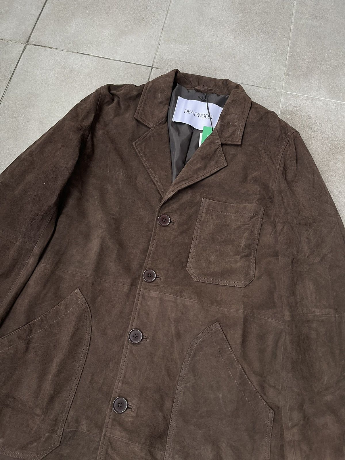Deadwood !DS! SS23 Deadwood Painter Suede Leather Coat Size US M / EU 48-50 / 2 - 10 Thumbnail