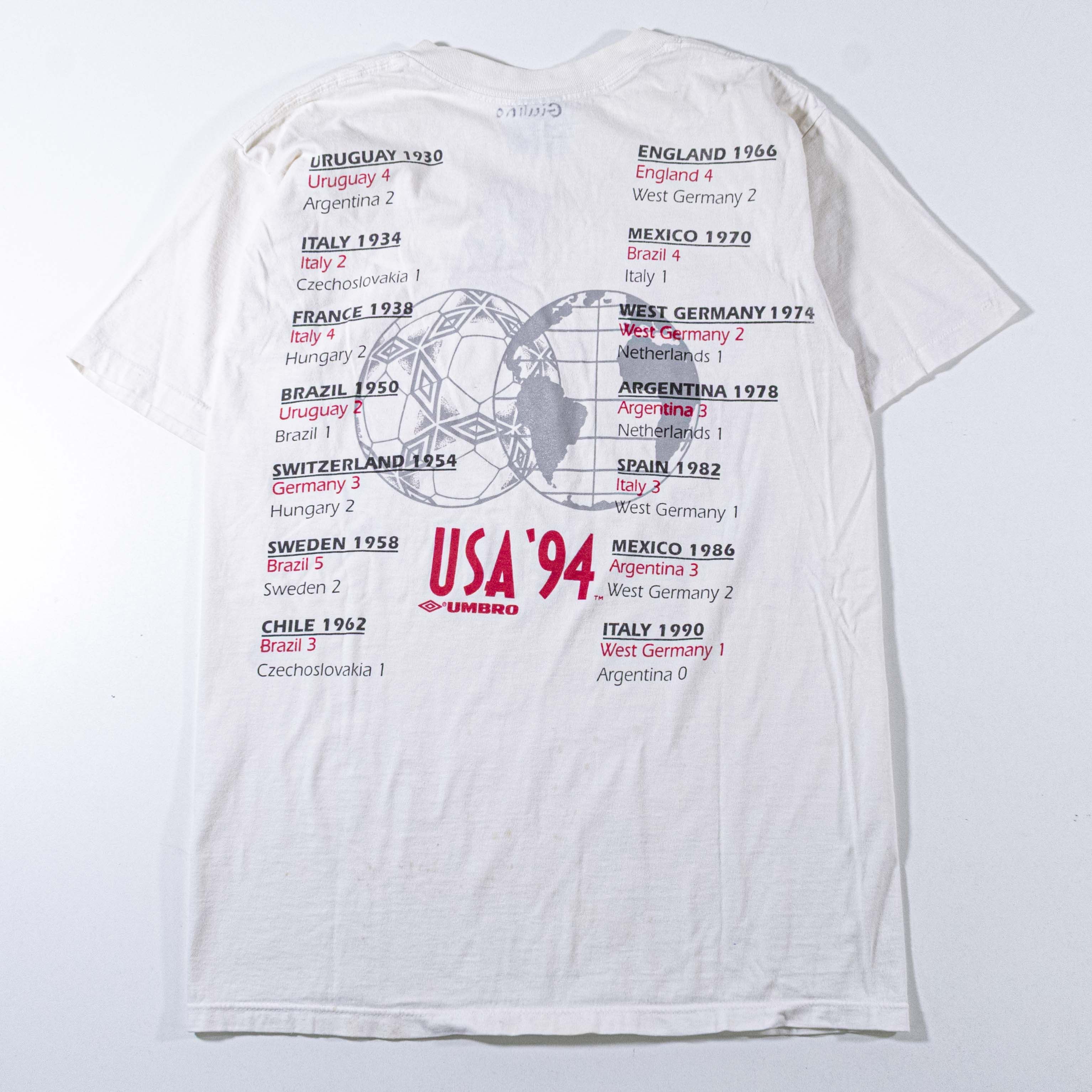 Umbro Umbro 1994 USA World Cup Finals Score T-Shirt Blokecore Size US M / EU 48-50 / 2 - 2 Thumbnail